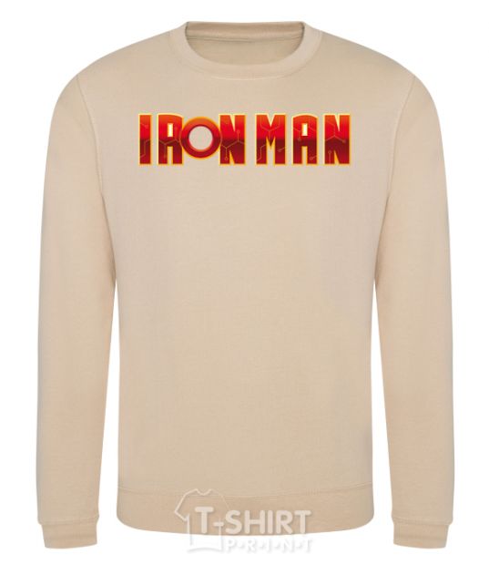 Свитшот Ironman logo Песочный фото