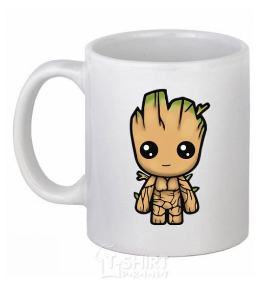 Ceramic mug I'm Groot White фото