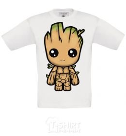 Kids T-shirt I'm Groot White фото