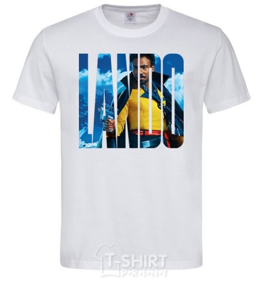 Men's T-Shirt Lando White фото