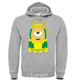 Men`s hoodie Loki minion sport-grey фото