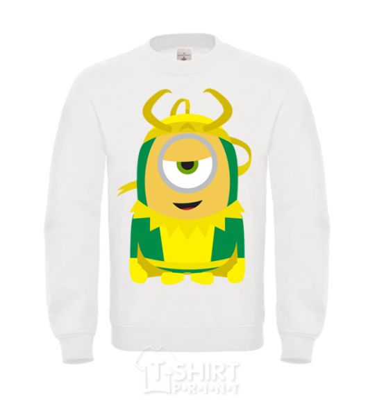 Sweatshirt Loki minion White фото