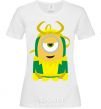 Women's T-shirt Loki minion White фото