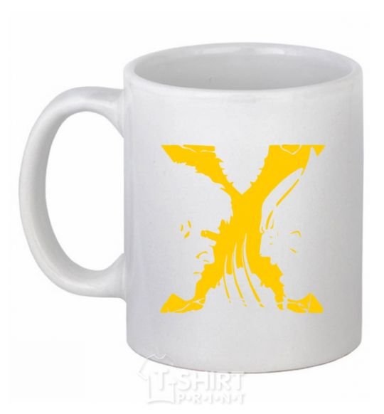 Ceramic mug X-Men Cyclops Wolverine White фото