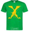 Мужская футболка Люди Х Циклоп Росомаха Зеленый фото