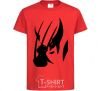 Kids T-shirt Wolverine V.1 red фото