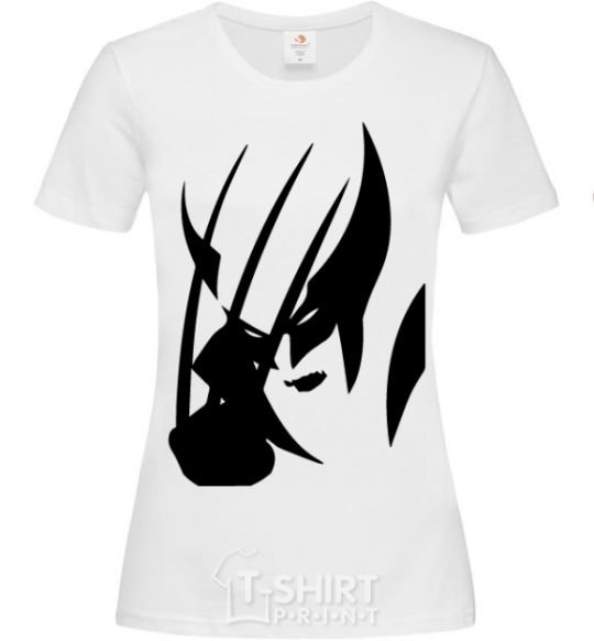 Women's T-shirt Wolverine V.1 White фото