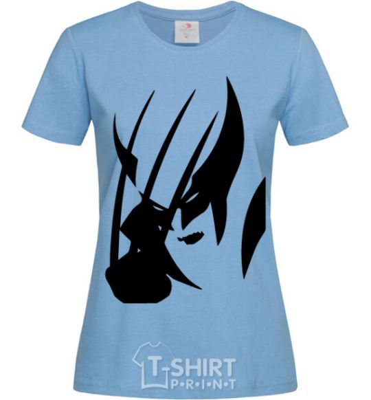 Women's T-shirt Wolverine V.1 sky-blue фото