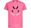 Kids T-shirt Wolverine claws heliconia фото