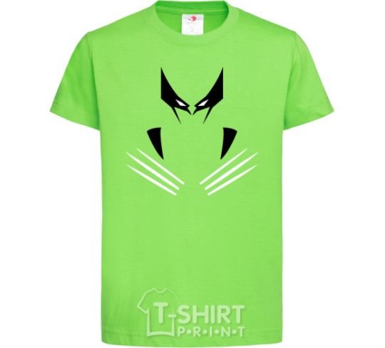 Kids T-shirt Wolverine claws orchid-green фото