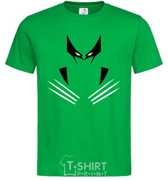 Men's T-Shirt Wolverine claws kelly-green фото