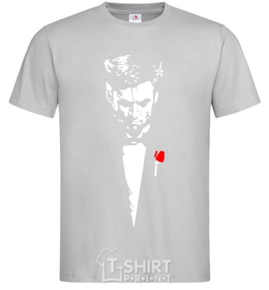 Men's T-Shirt Hugh Jackman grey фото