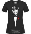 Women's T-shirt Hugh Jackman black фото