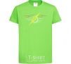 Kids T-shirt Flash logo lights orchid-green фото