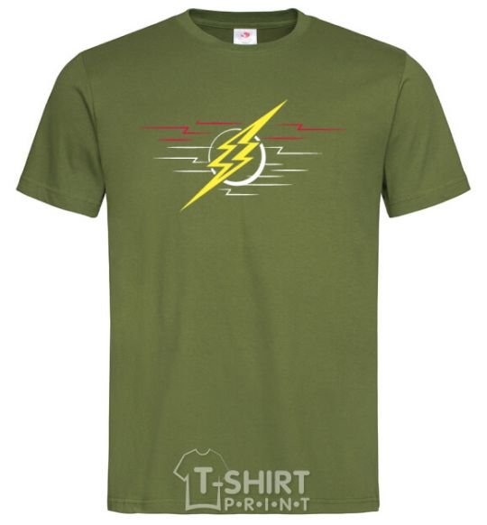 Men's T-Shirt Flash logo lights millennial-khaki фото