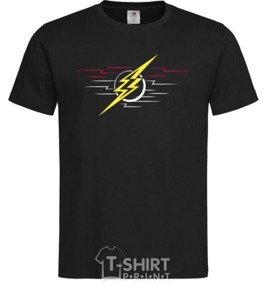 Men's T-Shirt Flash logo lights black фото