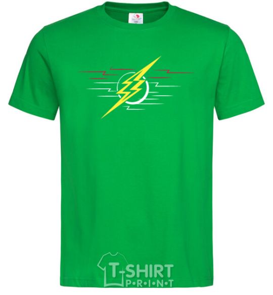 Men's T-Shirt Flash logo lights kelly-green фото