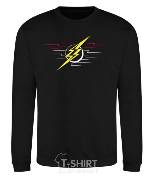 Sweatshirt Flash logo lights black фото