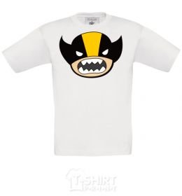Kids T-shirt Fun wolverine White фото