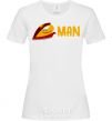 Women's T-shirt Man iron White фото