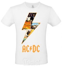Men's T-Shirt AC DC rock White фото