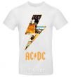 Men's T-Shirt AC DC rock White фото