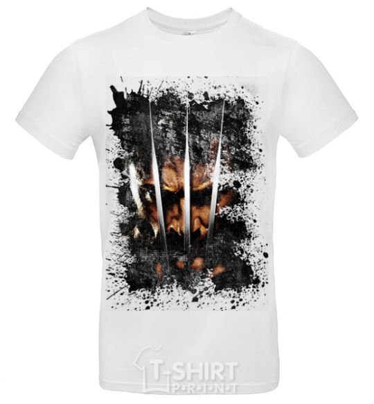 Men's T-Shirt Wolverine splash White фото