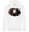 Men`s hoodie Wolverine White фото