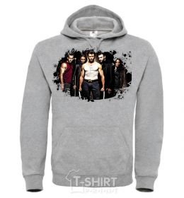 Men`s hoodie Wolverine sport-grey фото