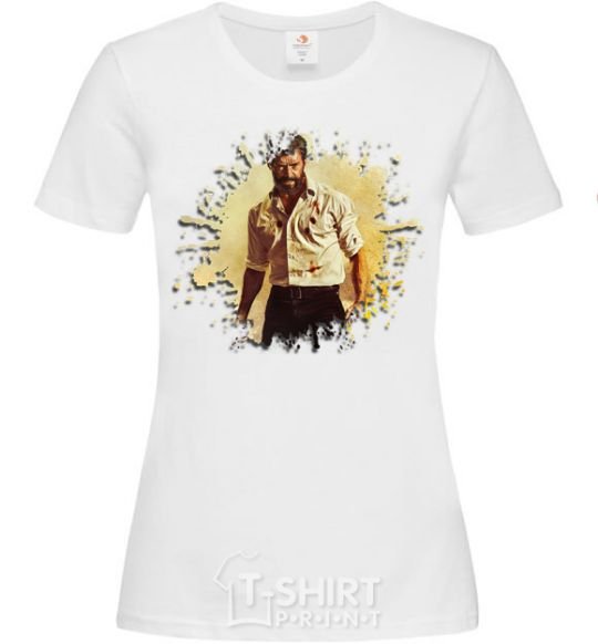 Women's T-shirt Logan White фото