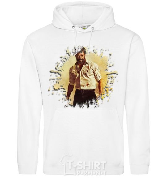 Men`s hoodie Logan White фото