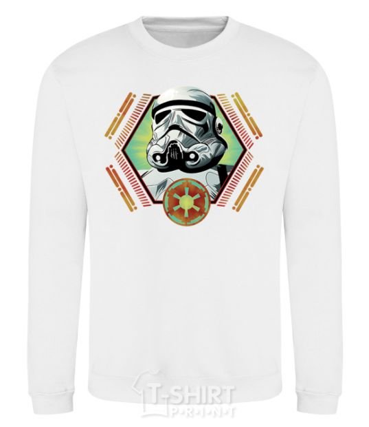 Sweatshirt A framed stormtrooper White фото