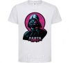 Kids T-shirt Darth Vader star White фото