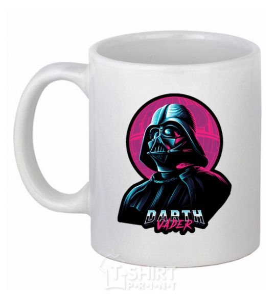 Ceramic mug Darth Vader star White фото
