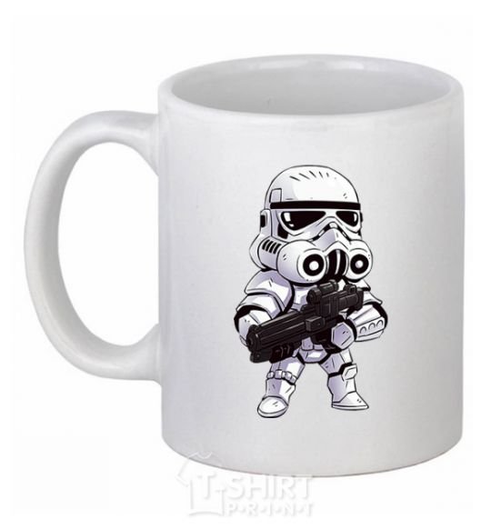 Ceramic mug Stormtrooper White фото