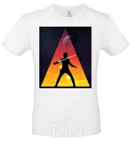 Men's T-Shirt Star Wars young Luk White фото