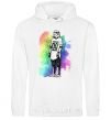 Men`s hoodie Stormtrooper spray White фото