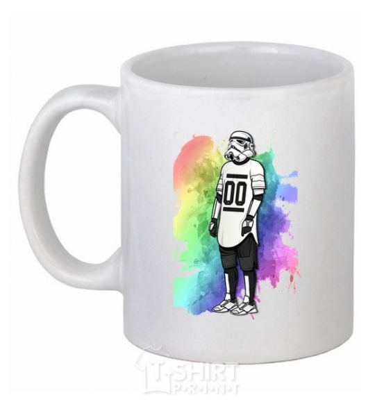 Ceramic mug Stormtrooper spray White фото