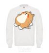 Sweatshirt Husky's down White фото