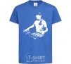 Kids T-shirt Spock DJ royal-blue фото