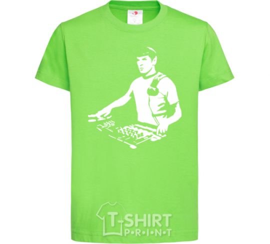 Kids T-shirt Spock DJ orchid-green фото