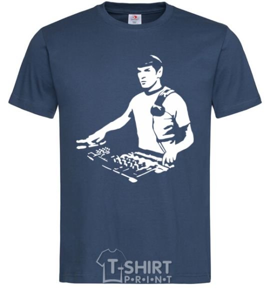 Men's T-Shirt Spock DJ navy-blue фото