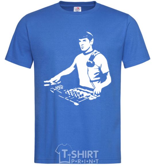 Men's T-Shirt Spock DJ royal-blue фото