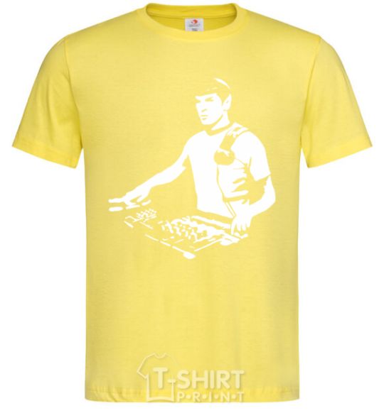 Men's T-Shirt Spock DJ cornsilk фото