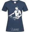 Women's T-shirt Spock DJ navy-blue фото