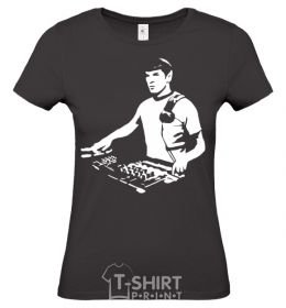 Women's T-shirt Spock DJ black фото
