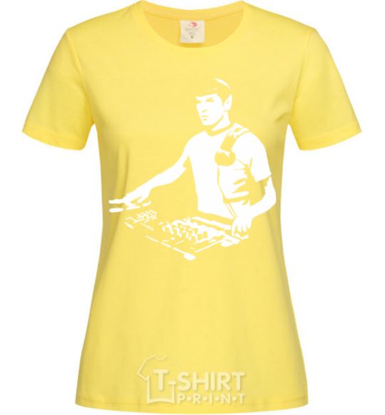 Women's T-shirt Spock DJ cornsilk фото