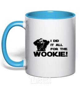 Mug with a colored handle