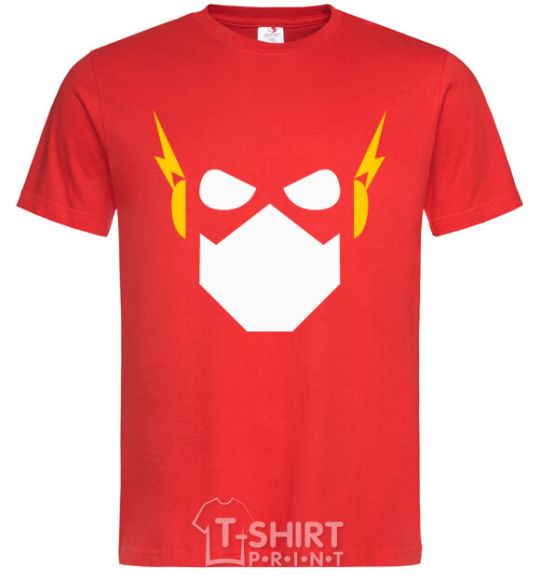 Мужская футболка Flash minimal Красный фото