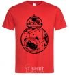 Men's T-Shirt BB-8 black red фото